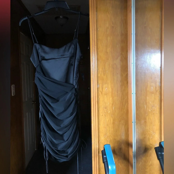 ZARA COMBINATION DRAPED DRESS - Picture 13 of 13